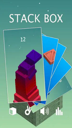 堆箱子－一款免费的物理效果的堆叠休闲游戏