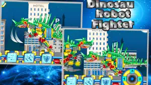 恐龙机器人战斗机－4399儿童益智组装游戏