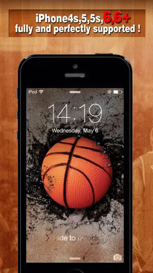 Basketball Backgrounds - Wallpapers & Screen Lock Maker for Balls and Players