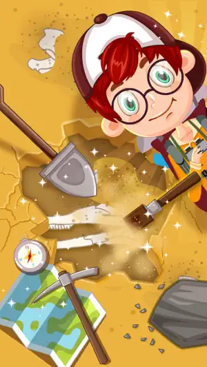 恐龙乐园挖掘化石2 - 拼图儿童游戏