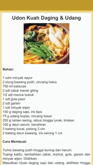 Resep Mie Indonesia